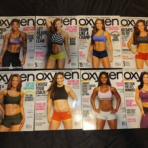 8 Oxygen Magazine Womens Fitness Lot 2018 2019 2020 Body Fat Loss Exercise